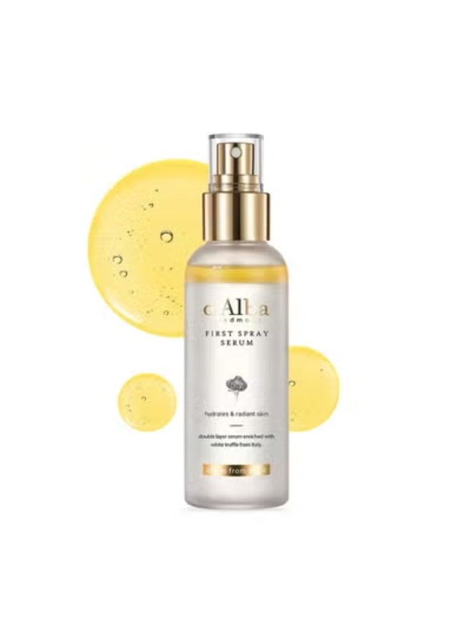 d'Alba Italian White Truffle First Spray Serum (Vegan), glowy hydrating serum face mist, dalbamist, 100ML - Image 1